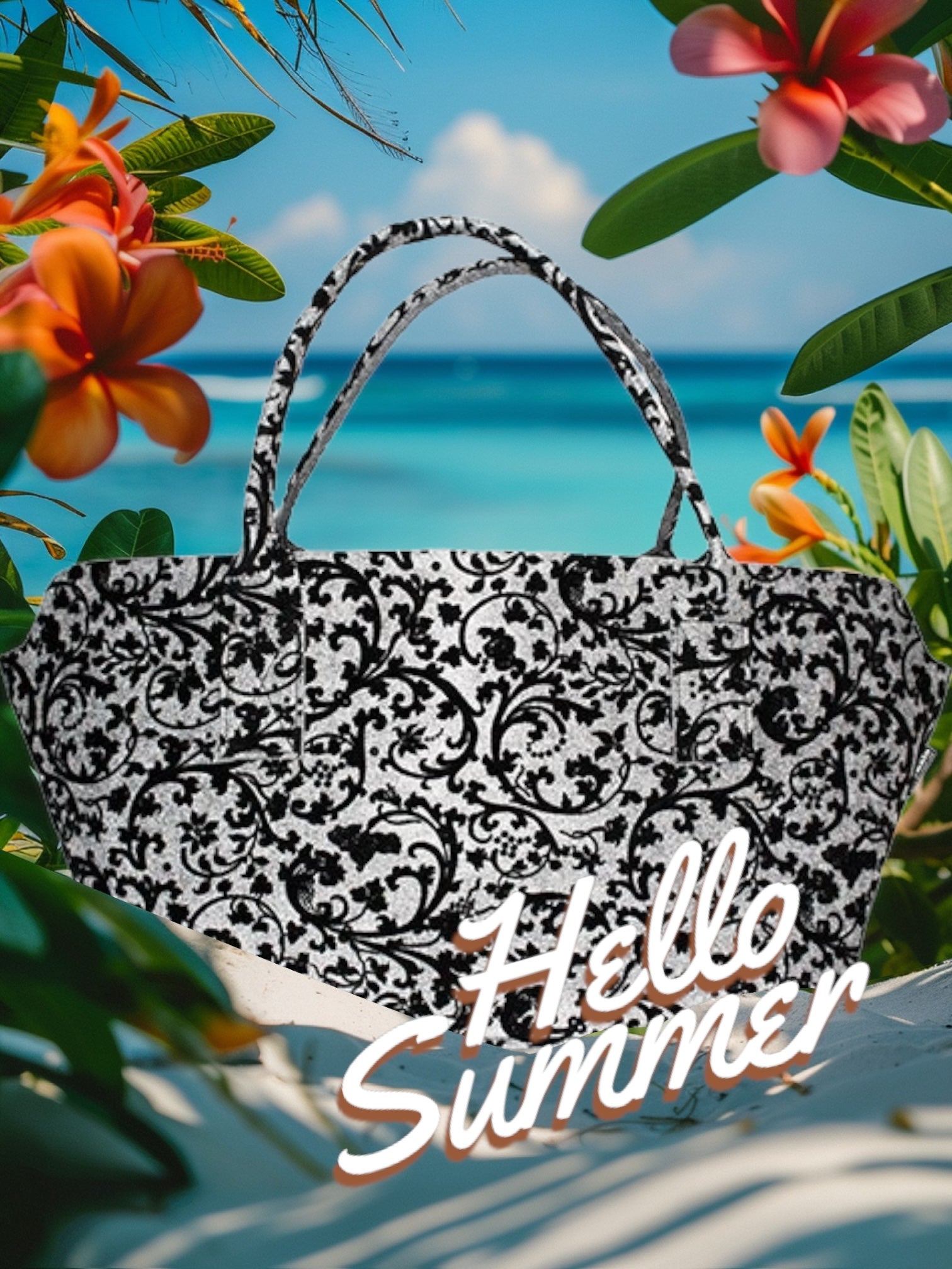 "Floral Fantasy" Einkaufstasche