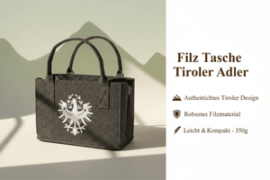 Filz Tasche Tiroler Adler - Boxkorb