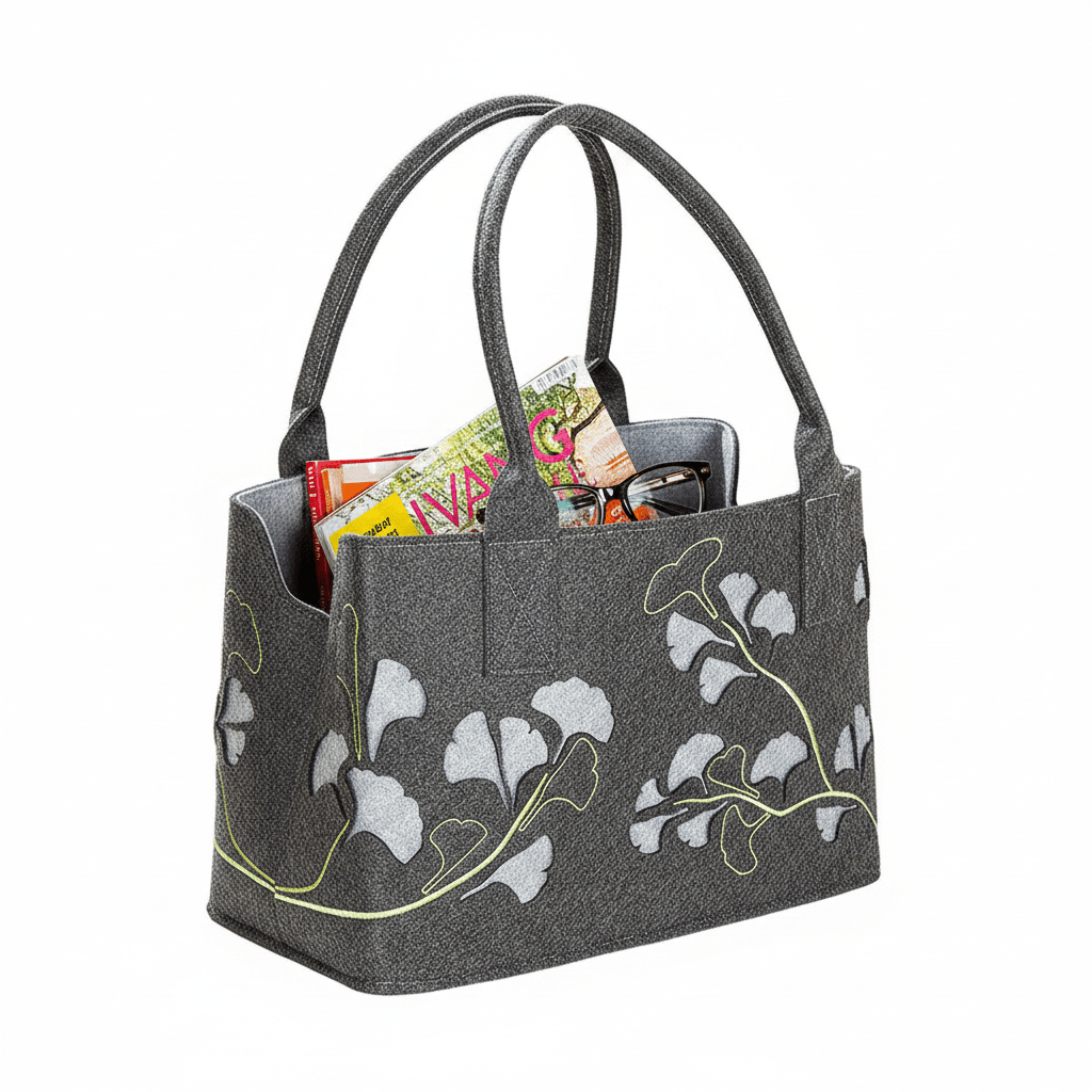 Filztasche "Ginkgo" — Vorbestellung - Boxkorb