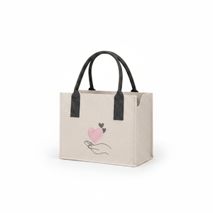 Filztasche "Herzchen" — Vorbestellung - Boxkorb