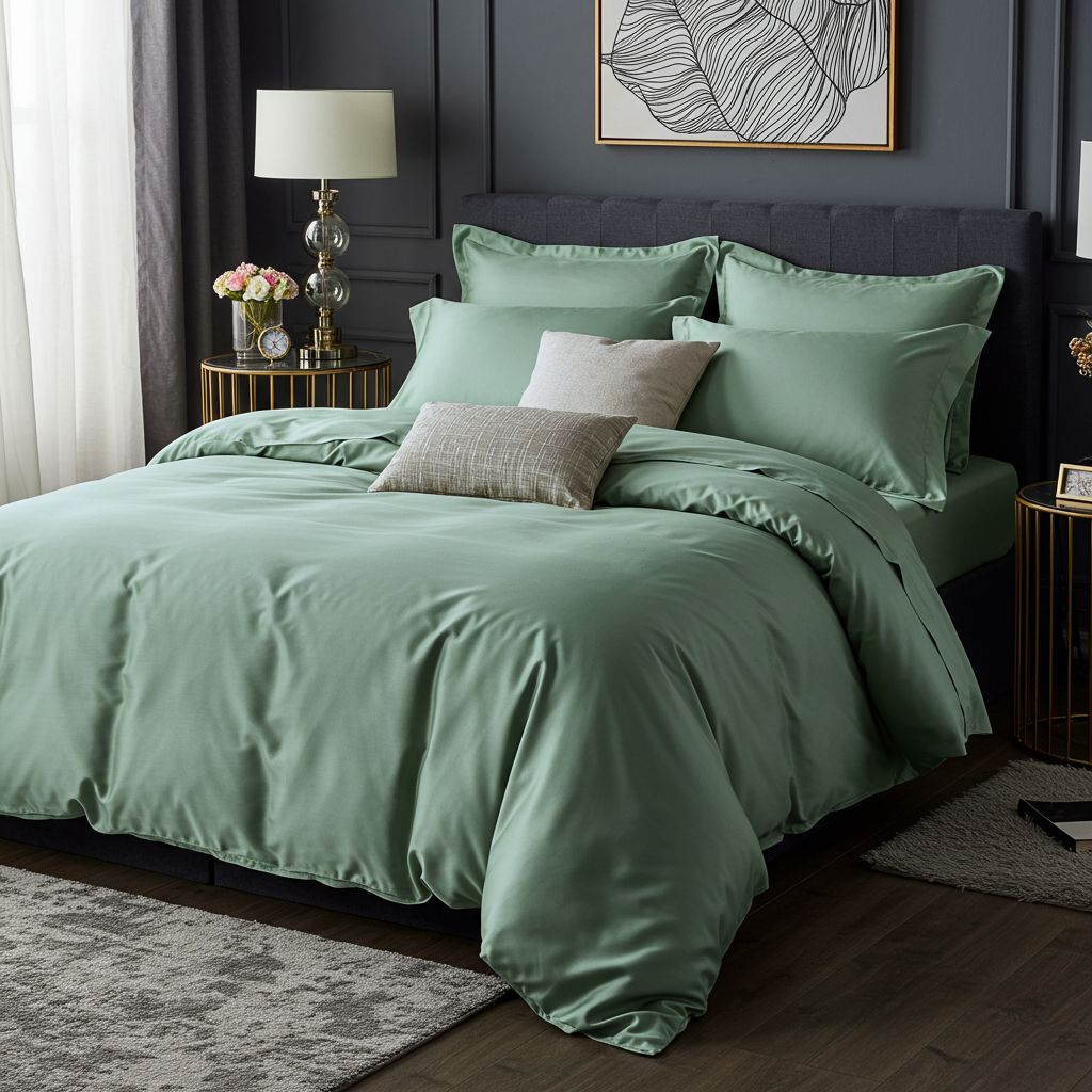 Charm Baumwolle Satin Bettwäsche