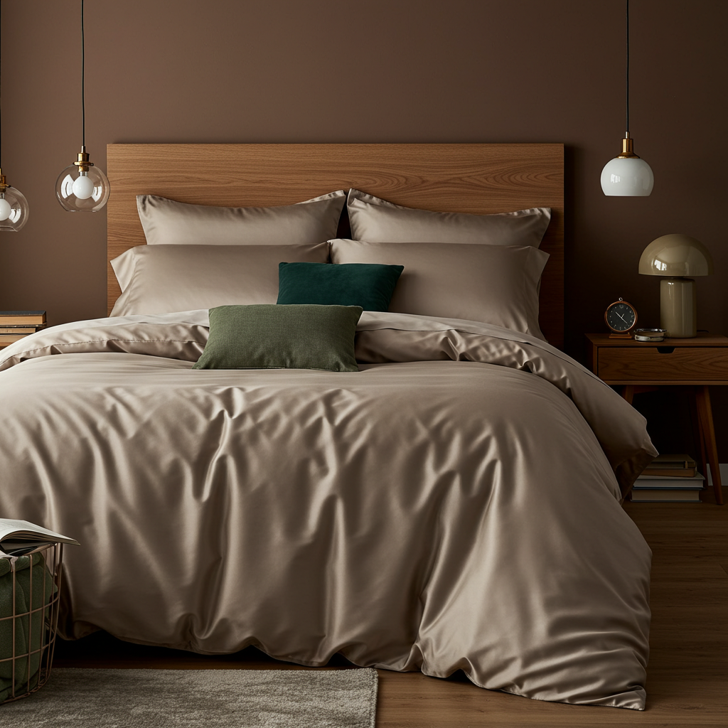 Luxe Baumwolle Satin Kissenbezug
