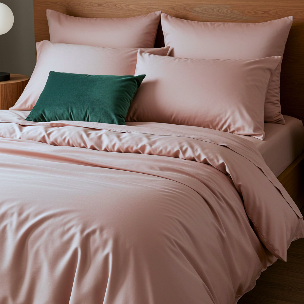 Luxe Baumwolle Satin Kissenbezug