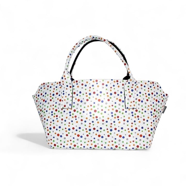 "Polka Dot Paradise" - Die fröhliche Filztasche - Boxkorb