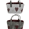 Filz Tasche Weinmotiv