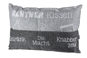 Filz Rentner Kissen - Boxkorb.de