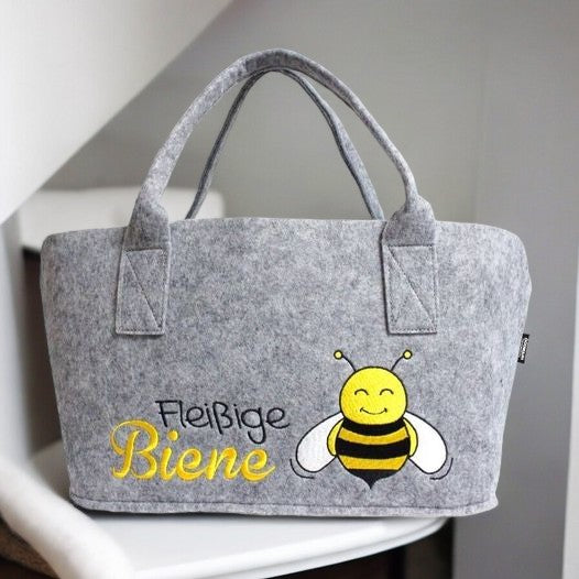 Filztasche "Fleißige Biene New" - Boxkorb.de