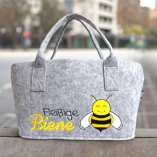 Filztasche "Fleißige Biene New" - Boxkorb.de