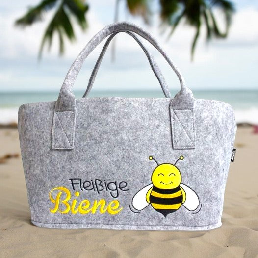 Filztasche "Fleißige Biene New" - Boxkorb.de