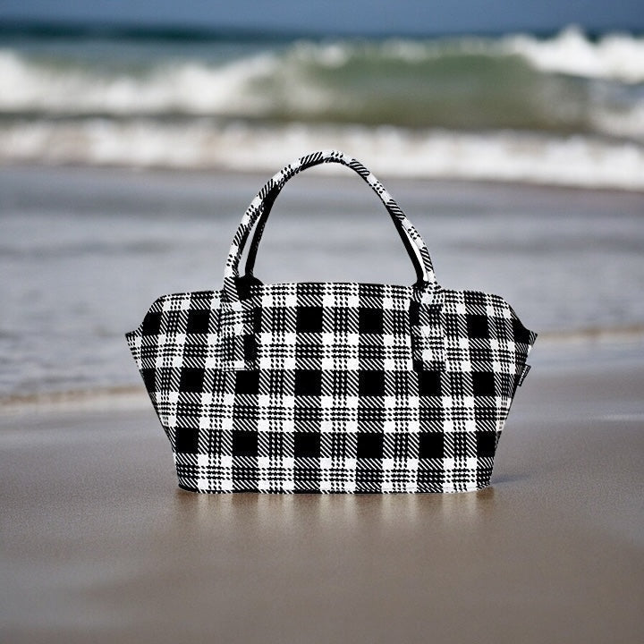 Checkered Chic - Einkaufstasche - Boxkorb