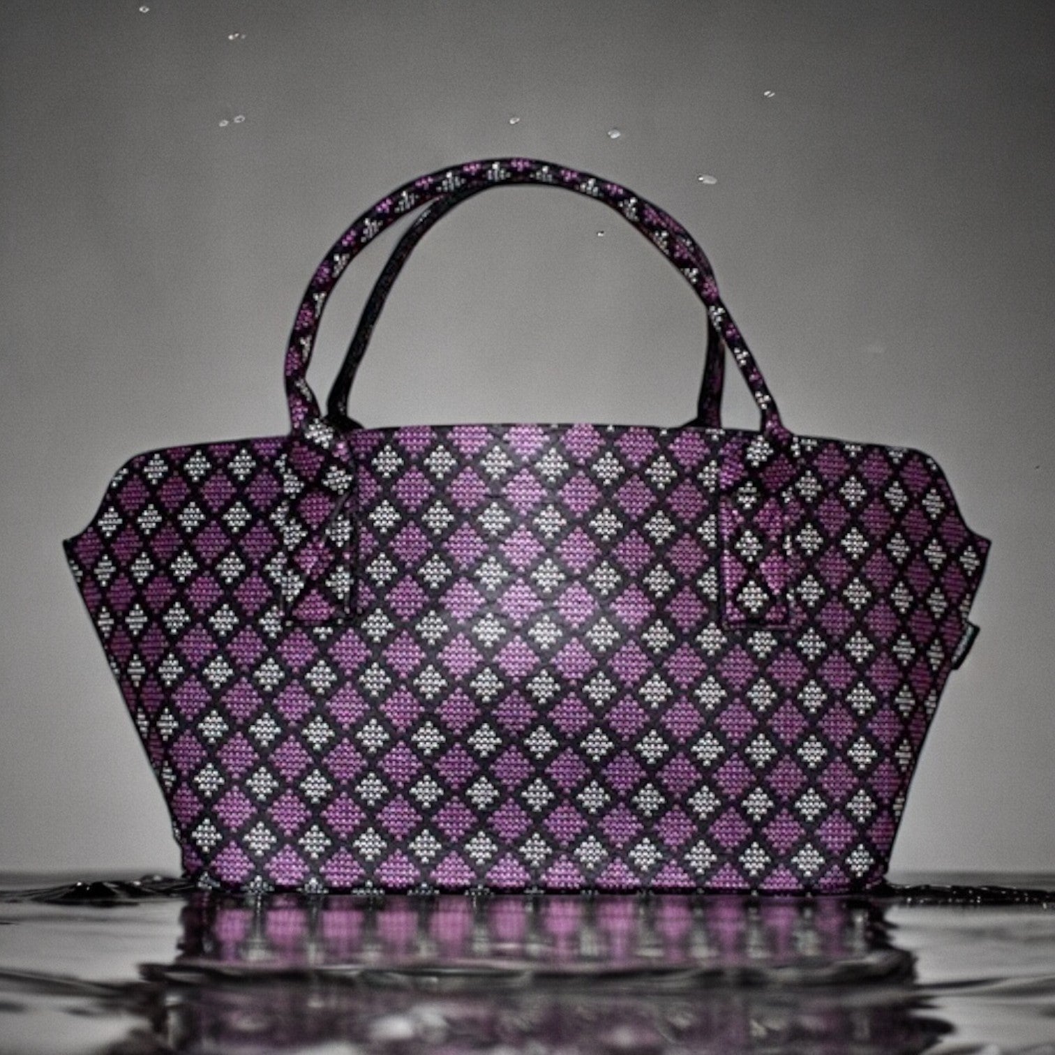 Damask Delight - Die elegante Filztasche für jeden Anlass - Boxkorb