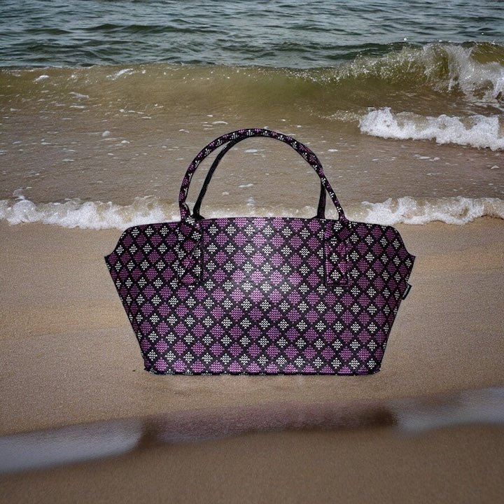 Damask Delight - Die elegante Filztasche für jeden Anlass - Boxkorb