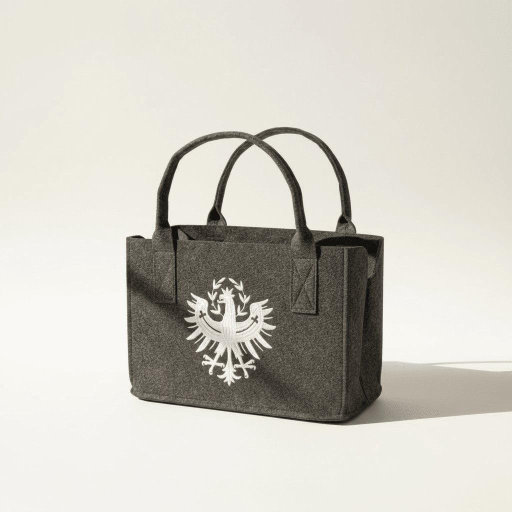 Filz Tasche Tiroler Adler - Boxkorb