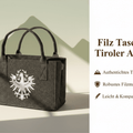 Filz Tasche Tiroler Adler - Boxkorb