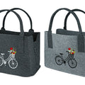 Filztasche "Blumenfahrrad" — Vorbestellung - Boxkorb