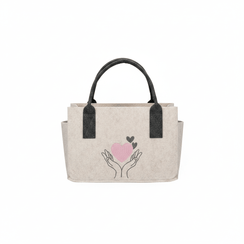 Filztasche "Herzchen" — Vorbestellung - Boxkorb