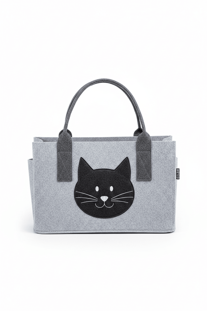 Filztasche "Katze" — Vorbestellung - Boxkorb