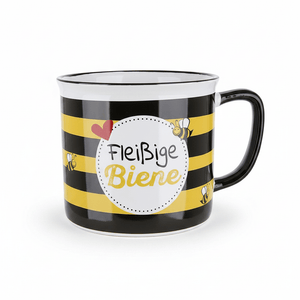 Keramik Tasse "Fleißige Biene" - Boxkorb