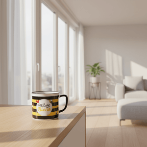 Keramik Tasse "Fleißige Biene" - Boxkorb