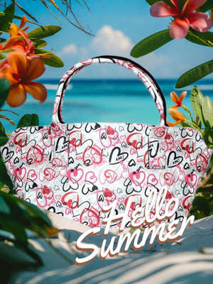 "Love heart" Einkaufstasche - Boxkorb