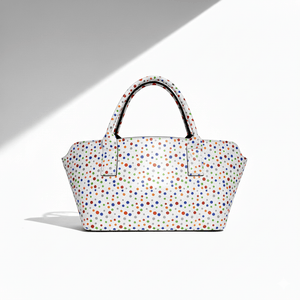 "Polka Dot Paradise" - Die fröhliche Filztasche - Boxkorb