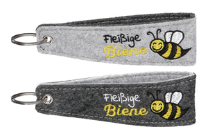 Schlüsselanhänger "Fleißige Biene" - Boxkorb