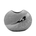 Keramik runde Vase"Stella Silver" - Boxkorb.de