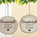 Deko-Schild „Freundschaft ist wie Heimat - Boxkorb.de