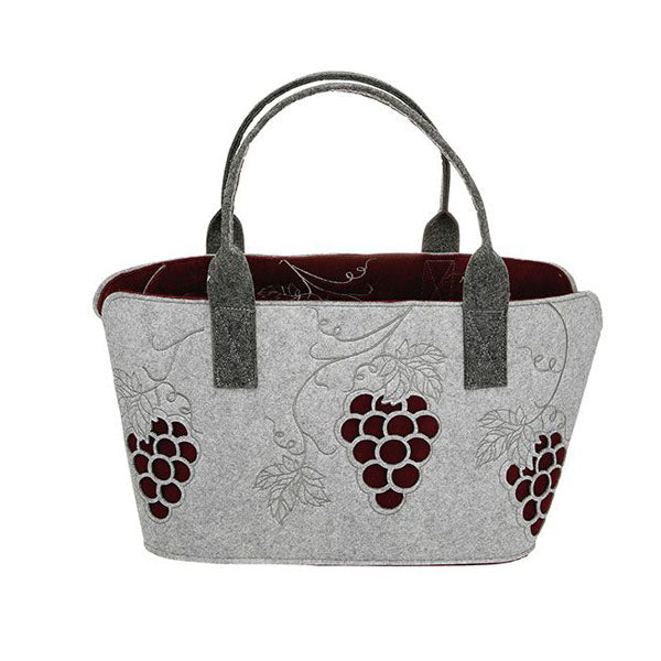 Filz Tasche Weinmotiv