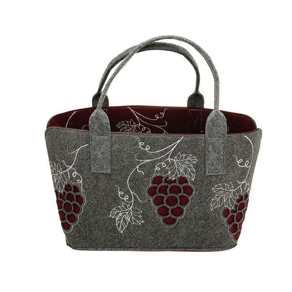 Filz Tasche Weinmotiv