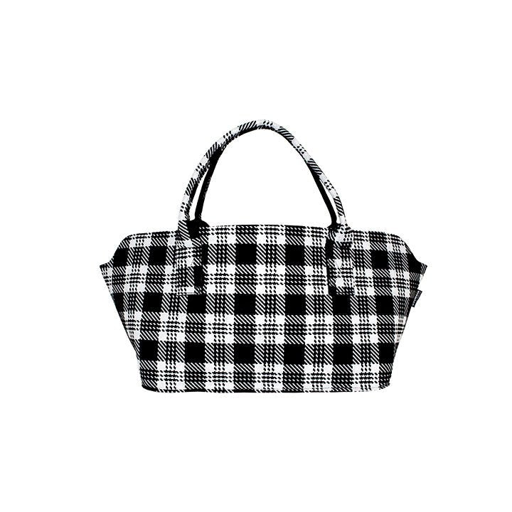 Checkered Chic - Einkaufstasche - Boxkorb