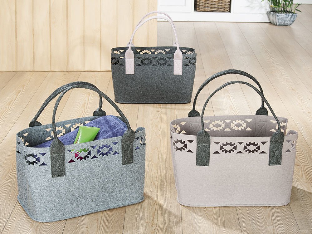 Filz Tasche Ethno - Boxkorb