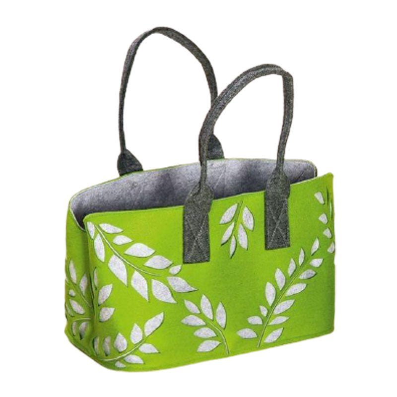 Filztasche 'Blattmosaik' - Boxkorb