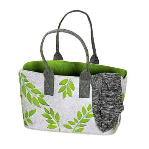Filztasche 'Blattmosaik' - Boxkorb