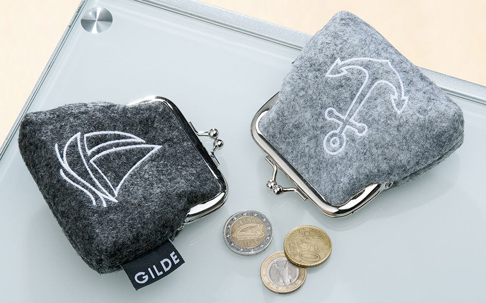 Geldbörse mit Klippverschluss - Boxkorb