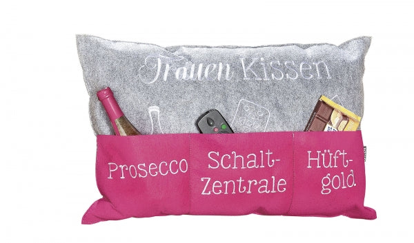 Kissen mit Spruch Besticktes Kissen